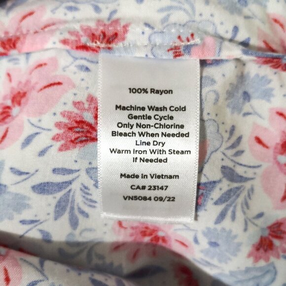 NWOT Talbots Boho Floral Tunic Top Size L - Picture 5 of 5